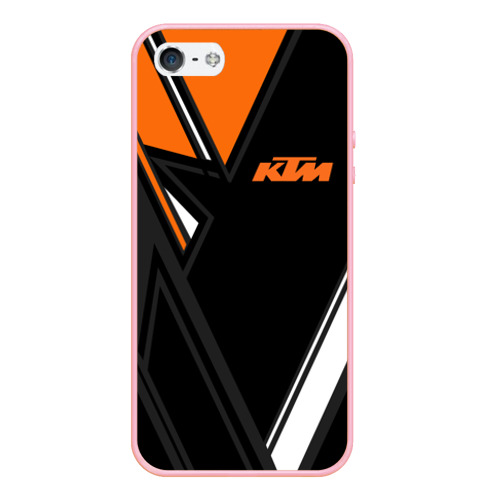 Чехол для iPhone 5/5S матовый KTM КТМ, цвет баблгам