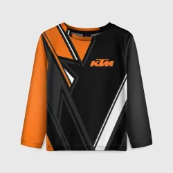 Детский лонгслив 3D KTM КТМ