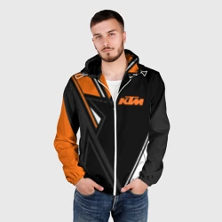 Мужская ветровка 3D KTM КТМ - фото 2