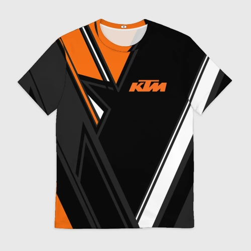 Мужская футболка 3D KTM КТМ