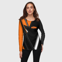 Женский лонгслив 3D KTM КТМ - фото 2
