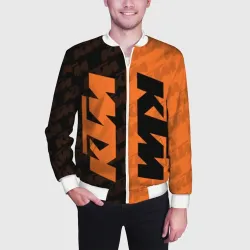 Мужской бомбер 3D KTM КТМ - фото 2
