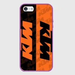 Чехол для iPhone 5/5S матовый KTM КТМ