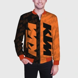Мужской бомбер 3D KTM КТМ - фото 2