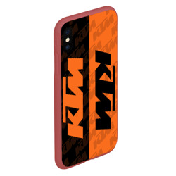 Чехол для iPhone XS Max матовый KTM КТМ - фото 2