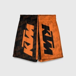 Детские спортивные шорты 3D KTM КТМ
