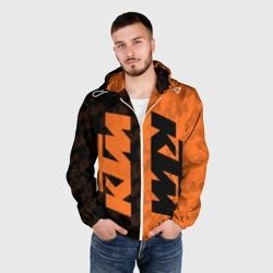 Мужская ветровка 3D KTM КТМ - фото 2