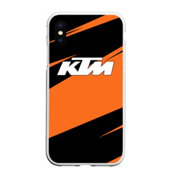 Чехол для iPhone XS Max матовый KTM КТМ