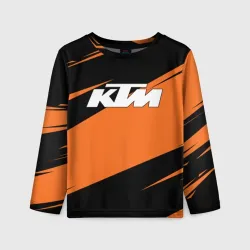 Детский лонгслив 3D KTM КТМ