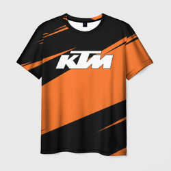Мужская футболка 3D KTM КТМ