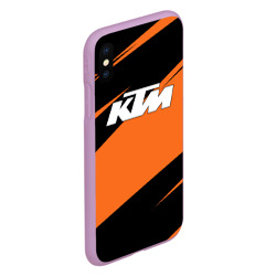 Чехол для iPhone XS Max матовый KTM КТМ - фото 2