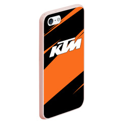 Чехол для iPhone 5/5S матовый KTM КТМ - фото 2