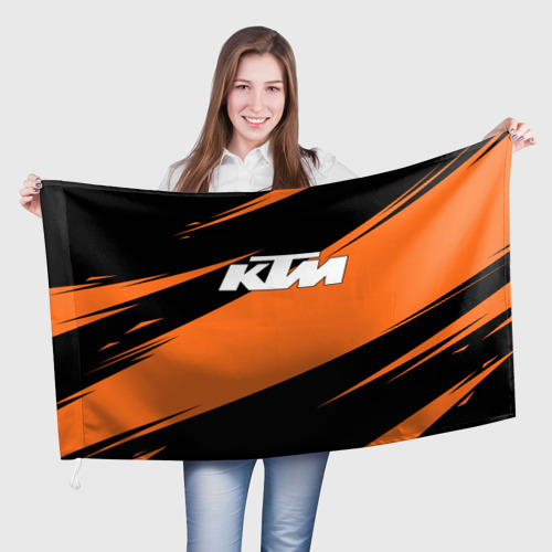 Флаг 3D KTM КТМ