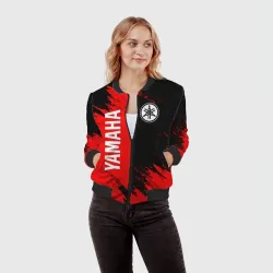 Женский бомбер 3D Yamaha Ямаха - фото 2