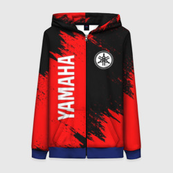 Женская толстовка 3D на молнии Yamaha Ямаха