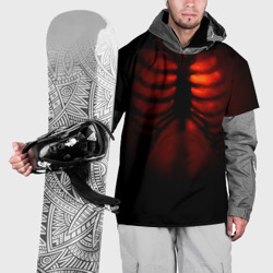 Накидка на куртку 3D Скелет и тепло души