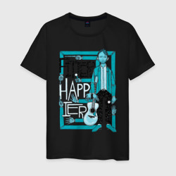 Мужская футболка хлопок Radiohead fitter and happier