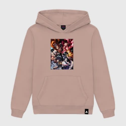 Женская толстовка хлопок Клинок рассекающий демонов