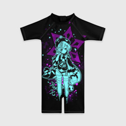 Детский купальный костюм 3D Genshin Impact, Ци Ци