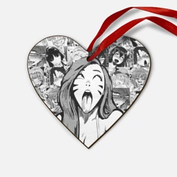 Деревянная игрушка Сердце Belle Delphine Ahegao