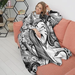 Плед с рукавами Belle Delphine Ahegao - фото 2