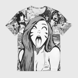 Мужская футболка 3D Belle Delphine Ahegao