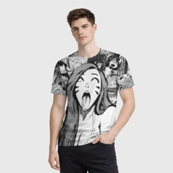 Мужская футболка 3D Belle Delphine Ahegao - фото 2