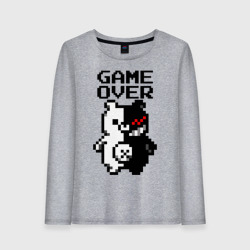 Женский лонгслив хлопок Monokuma game over