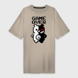 Платье-футболка хлопок Monokuma game over