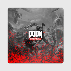 Магнит виниловый Квадрат Doom