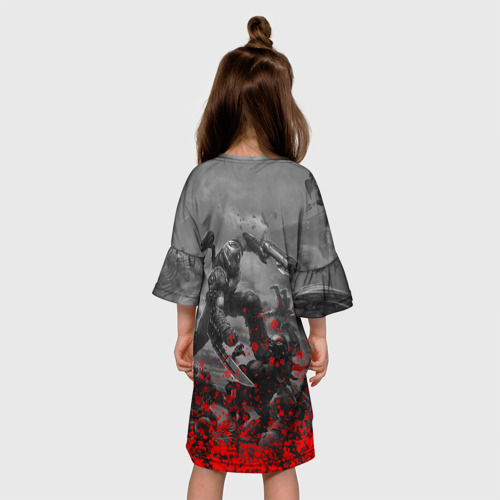 Детское платье 3D Doom, цвет 3D печать - фото 5