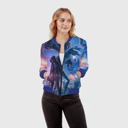 Женский бомбер 3D В поисках жертвы - фото 2