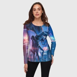 Женский лонгслив 3D В поисках жертвы - фото 2