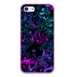 Чехол для iPhone 5/5S матовый Neon Ahegao