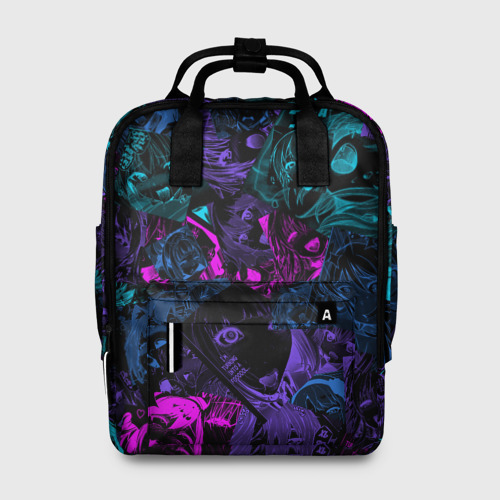 Женский рюкзак 3D Neon Ahegao
