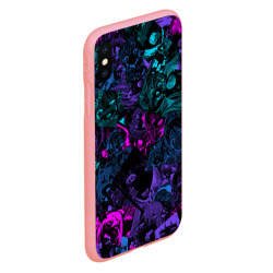 Чехол для iPhone XS Max матовый Neon Ahegao - фото 2