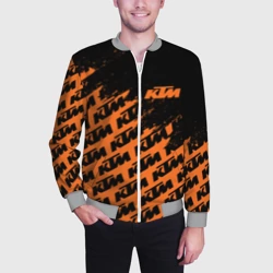 Мужской бомбер 3D KTM КТМ - фото 2
