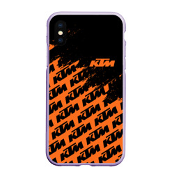 Чехол для iPhone XS Max матовый KTM КТМ