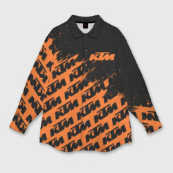 Мужская рубашка oversize 3D KTM КТМ