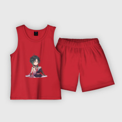 Детская пижама с шортами хлопок Сяо