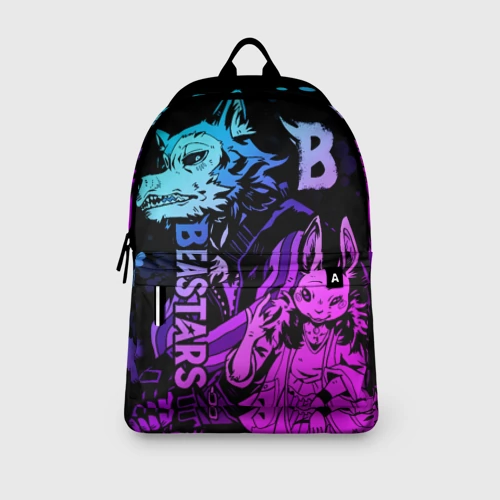 Рюкзак 3D с принтом Beastars, Легоши и Хару, вид сбоку #3