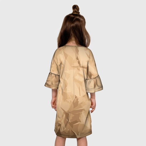 Детское платье 3D с принтом New  Life is Strange, вид сзади #2