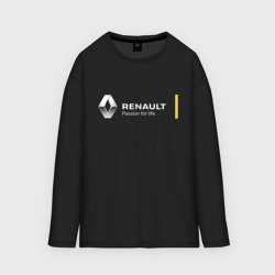 Мужской лонгслив oversize хлопок Renault Passion for life