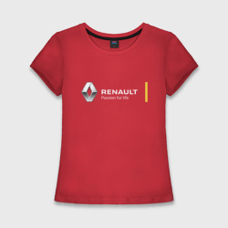 Женская футболка хлопок Slim Renault Passion for life