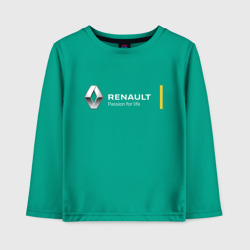 Детский лонгслив хлопок Renault Passion for life