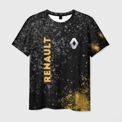 Мужская футболка 3D Renault Брызги