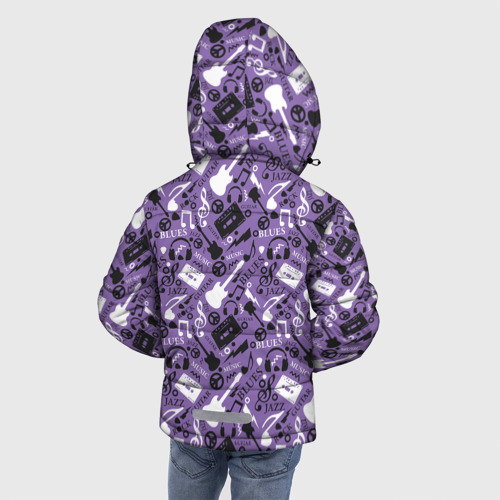 Зимняя куртка для мальчиков 3D Музыка, цвет светло-серый - фото 4