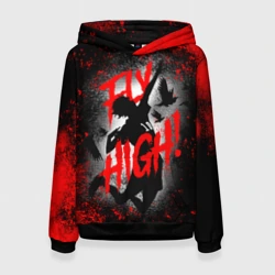 Женская толстовка 3D Fly high волейбол!!