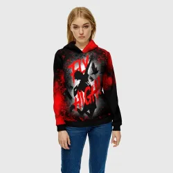 Женская толстовка 3D Fly high волейбол!! - фото 2