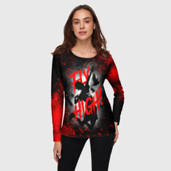 Женский лонгслив 3D Fly high волейбол!! - фото 2